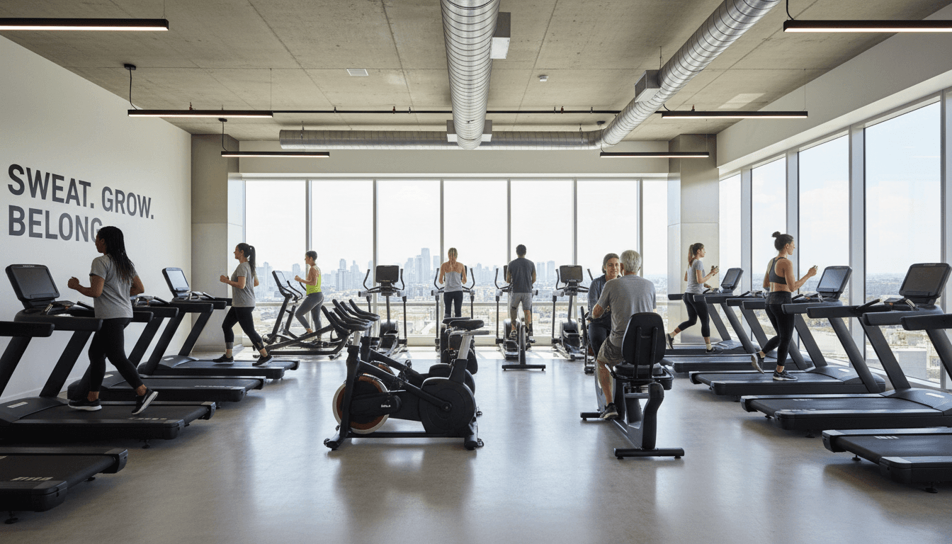 Advanced cardio equipment area at Xtreme Fitness Studio Gym